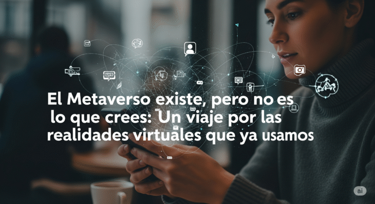 ​»El Metaverso existe, pero no es lo que crees: Un viaje por las realidades virtuales que ya usamos»