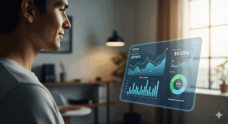 ​Tu futuro financiero, diseñado por IA: Una guía para optimizar tus gastos e inversiones.