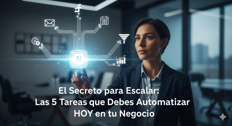 El Secreto para Escalar: Las 5 Tareas que Debes Automatizar HOY en tu Negocio