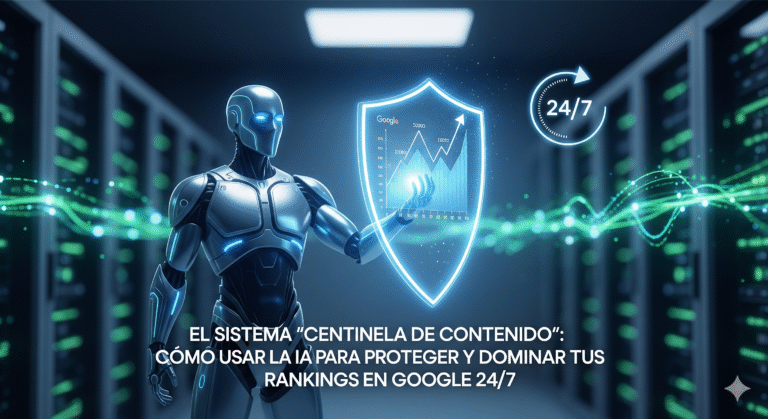 «El Sistema ‘Centinela de Contenido’: Cómo Usar la IA para Proteger y Dominar tus Rankings en Google 24/7»