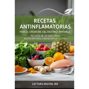 "Recetas Antiinflamatorias para el Síndrome del Intestino Irritable: Tu Guía de 30 Días para Alivio Natural y Bienestar Digestivo"