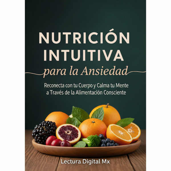 "Nutrición Intuitiva para la Ansiedad: Reconecta con tu Cuerpo y Calma tu Mente a Través de la AlimentaciónConsciente."