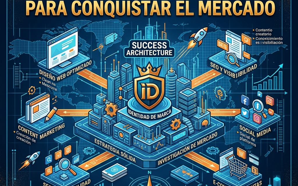La Arquitectura del Éxito Online: Diseñando tu Presencia Digital para Conquistar el Mercado