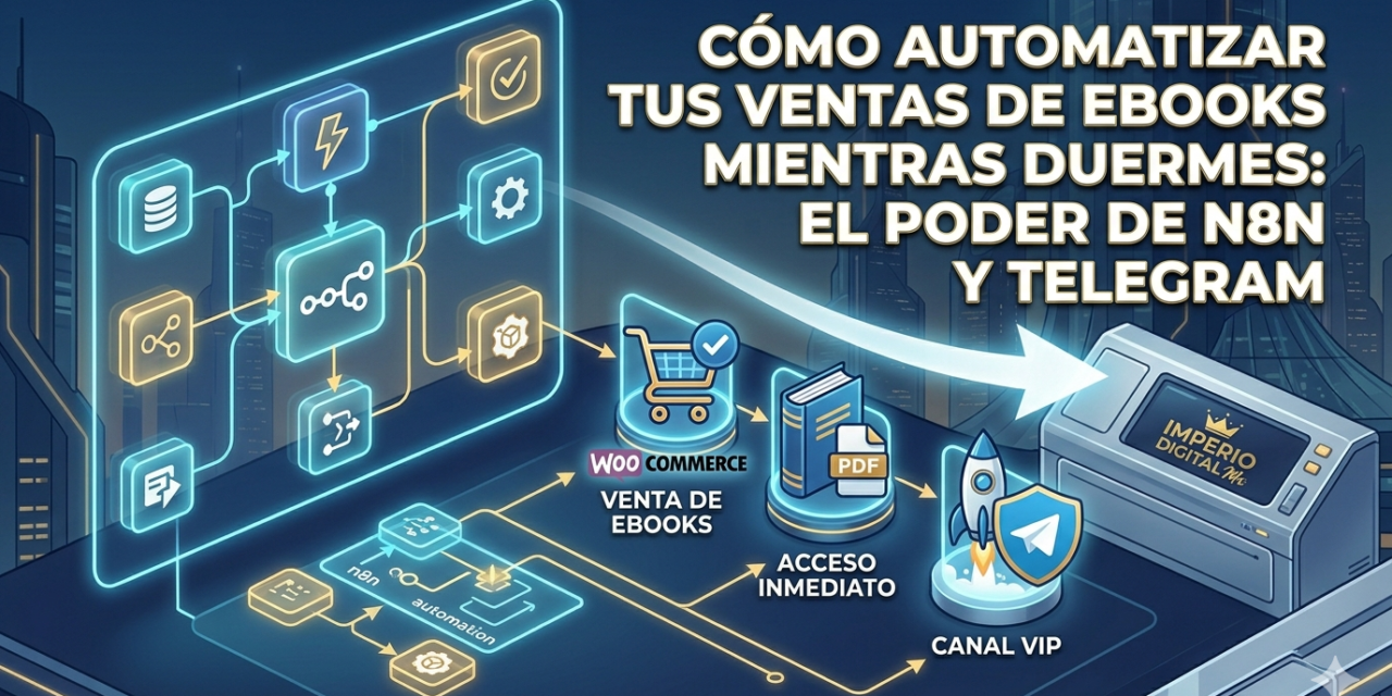 Cómo Automatizar tu Ventas de Ebooks mientras Duermes: El Poder de n8n y Telegram.