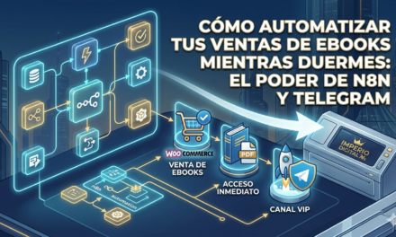 Cómo Automatizar tu Ventas de Ebooks mientras Duermes: El Poder de n8n y Telegram.