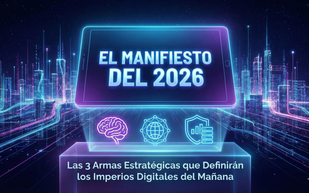 El Manifiesto del 2026: Las 3 Armas Estratégicas que Definirán los Imperios Digitales del Mañana