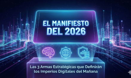El Manifiesto del 2026: Las 3 Armas Estratégicas que Definirán los Imperios Digitales del Mañana