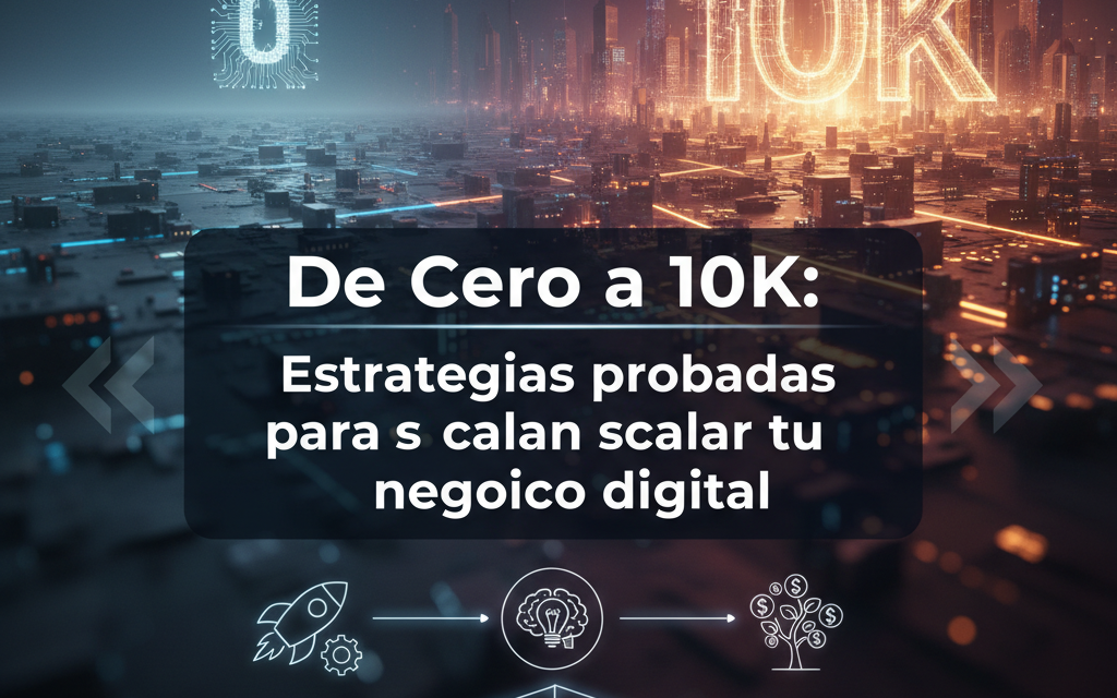 De Cero a 10K: Estrategias probadas para escalar tu negocio digital”
