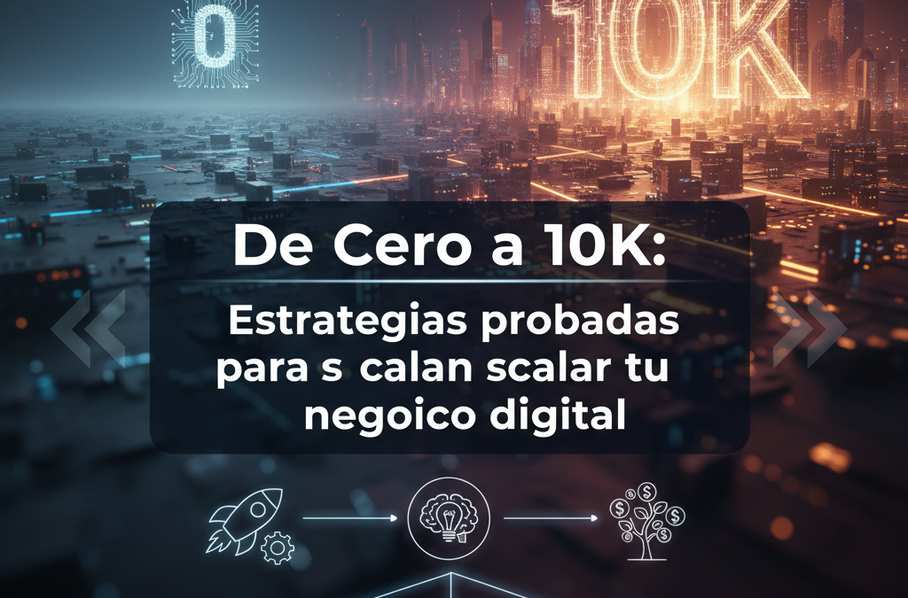 De Cero a 10K: Estrategias probadas para escalar tu negocio digital”