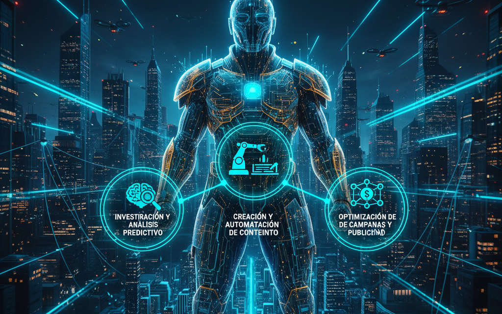 IA: Tu Nuevo General de Campo. 3 Herramientas que Automatizan y Dominan tu Marketing Digital.