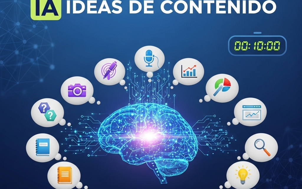 Cómo Usar la IA para Generar 10 Ideas de Contenido en 10 Minutos