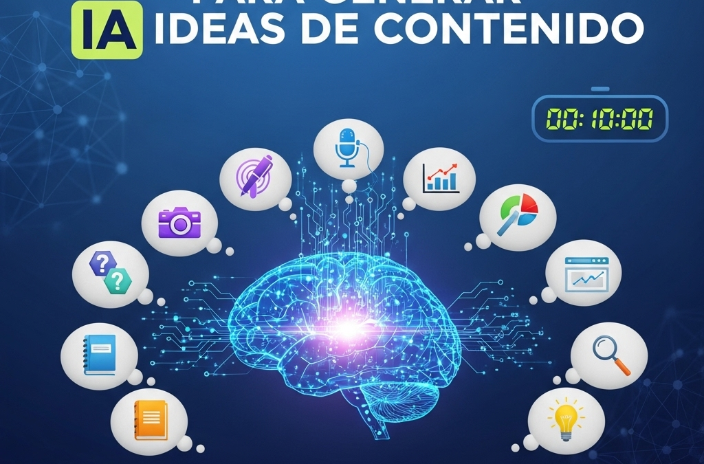 Cómo Usar la IA para Generar 10 Ideas de Contenido en 10 Minutos
