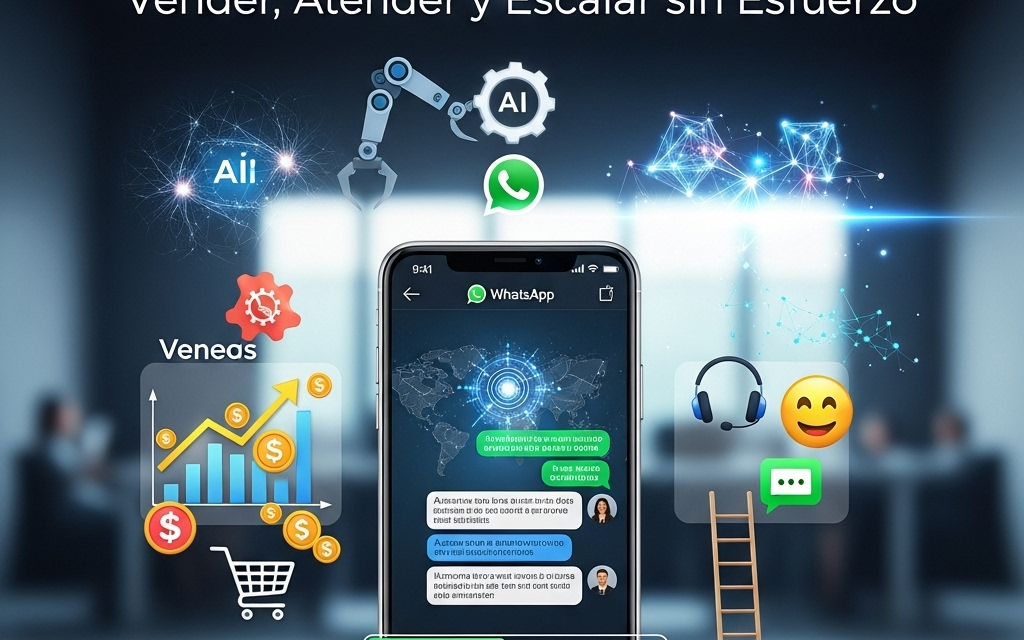 WhatsApp para Negocios + IA y Automatización: Cómo Vender, Atender y Escalar sin Esfuerzo