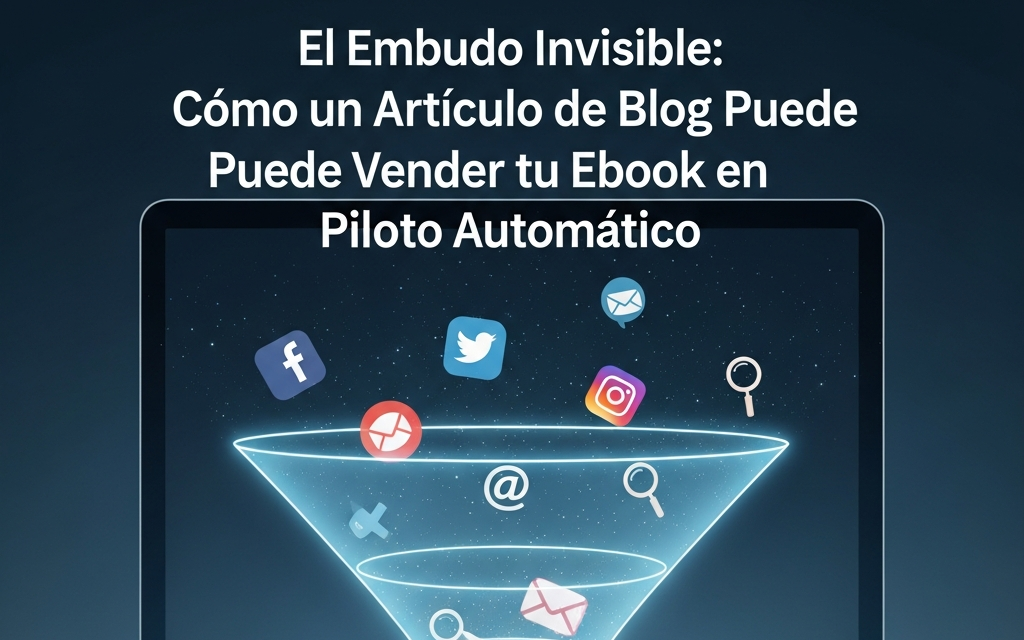 El Embudo Invisible: Cómo un Artículo de Blog Puede Vender tu Ebook en Piloto Automático