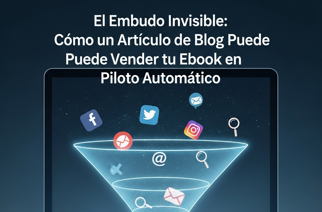 El Embudo Invisible: Cómo un Artículo de Blog Puede Vender tu Ebook en Piloto Automático