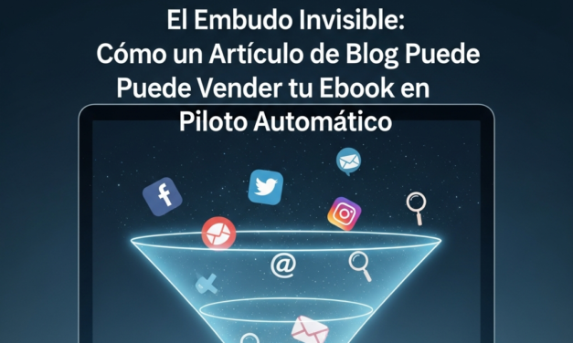 El Embudo Invisible: Cómo un Artículo de Blog Puede Vender tu Ebook en Piloto Automático