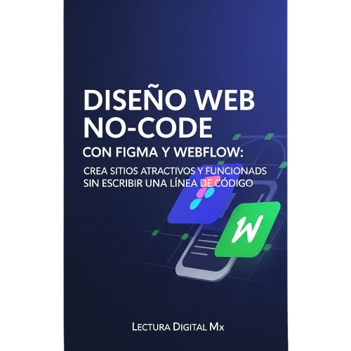 "Diseño Web No-Code con Figma y Webflow: Crea Sitios Atractivos y Funcionales sin Escribir una Línea de Código."