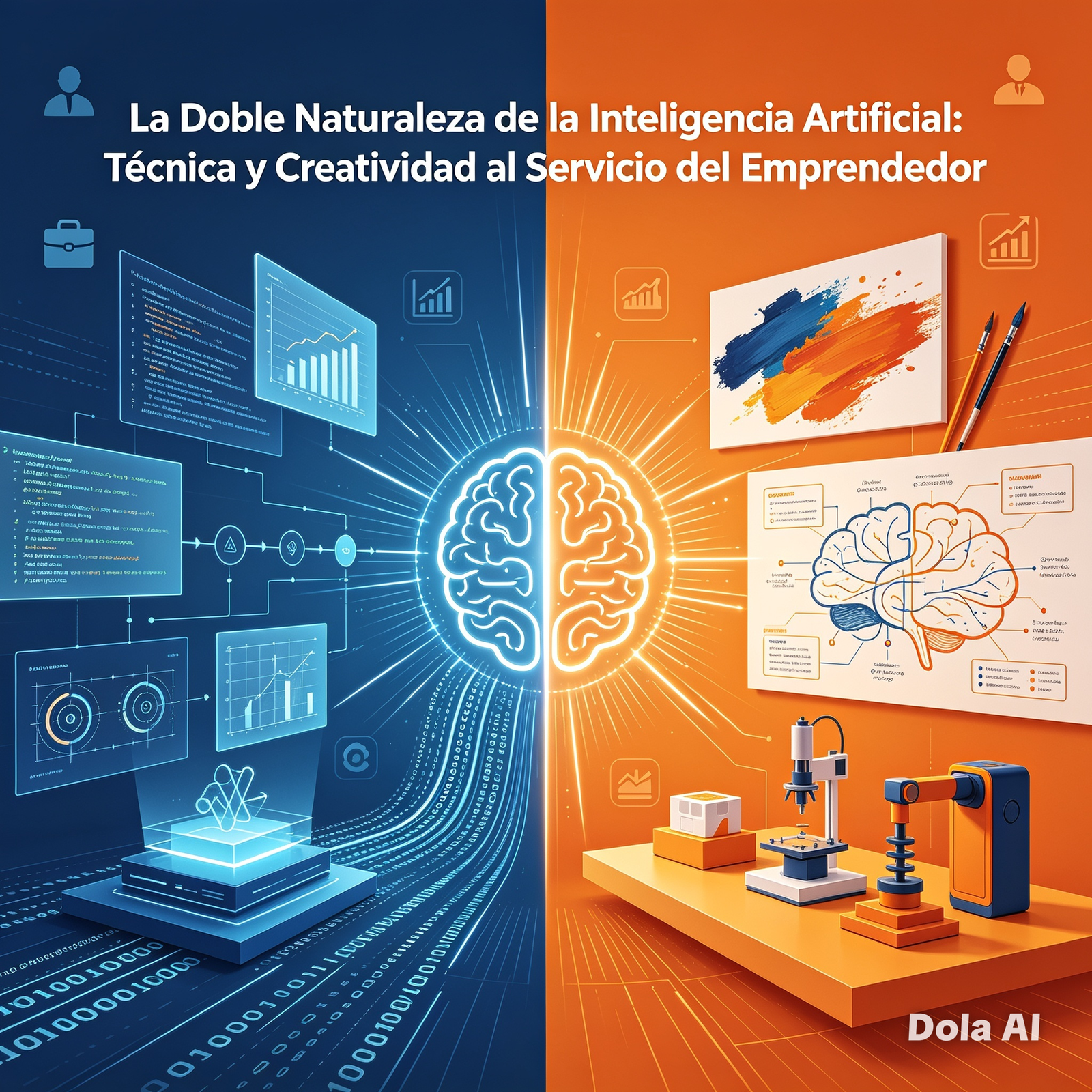 La Doble Naturaleza de la Inteligencia Artificial: Técnica y Creatividad al Servicio del Emprendedor