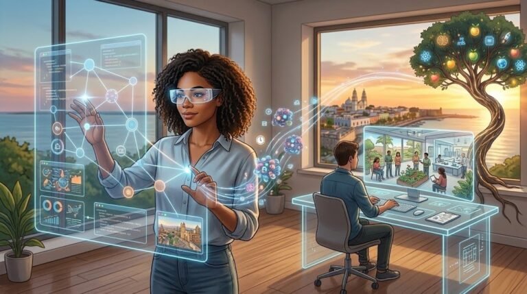 Ilustración del artículo «El metaverso ya existe, pero no como lo imaginas»